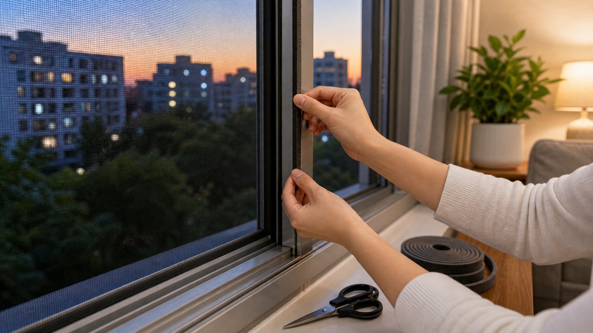 방충망 틈으로 모기 들어올 때 막는 법 커버 이미지